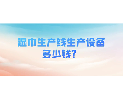 濕巾生產線生產設備多少錢